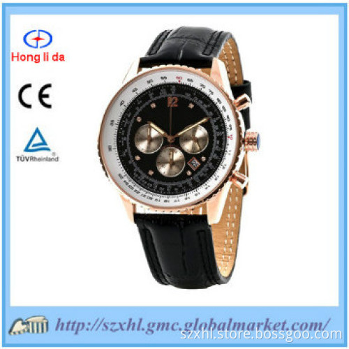 2013 luxury charm stainless steel case back watches men